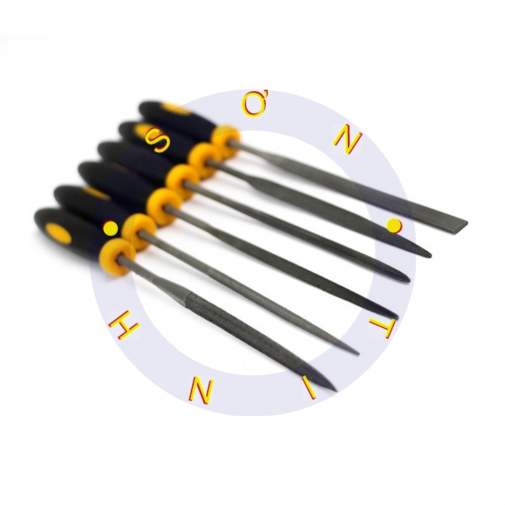 Bộ 6 Dũa Mini Needle Files Set TOLSEN 32046
