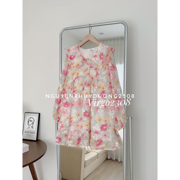 [NEW]VÁY HOA TƠ BABYDOLL “MILLAN DRESS” style Ulzzang