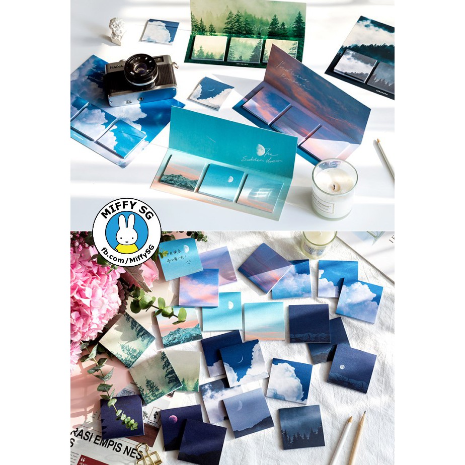 Series Sticky-note SUN, MOON AND STARS