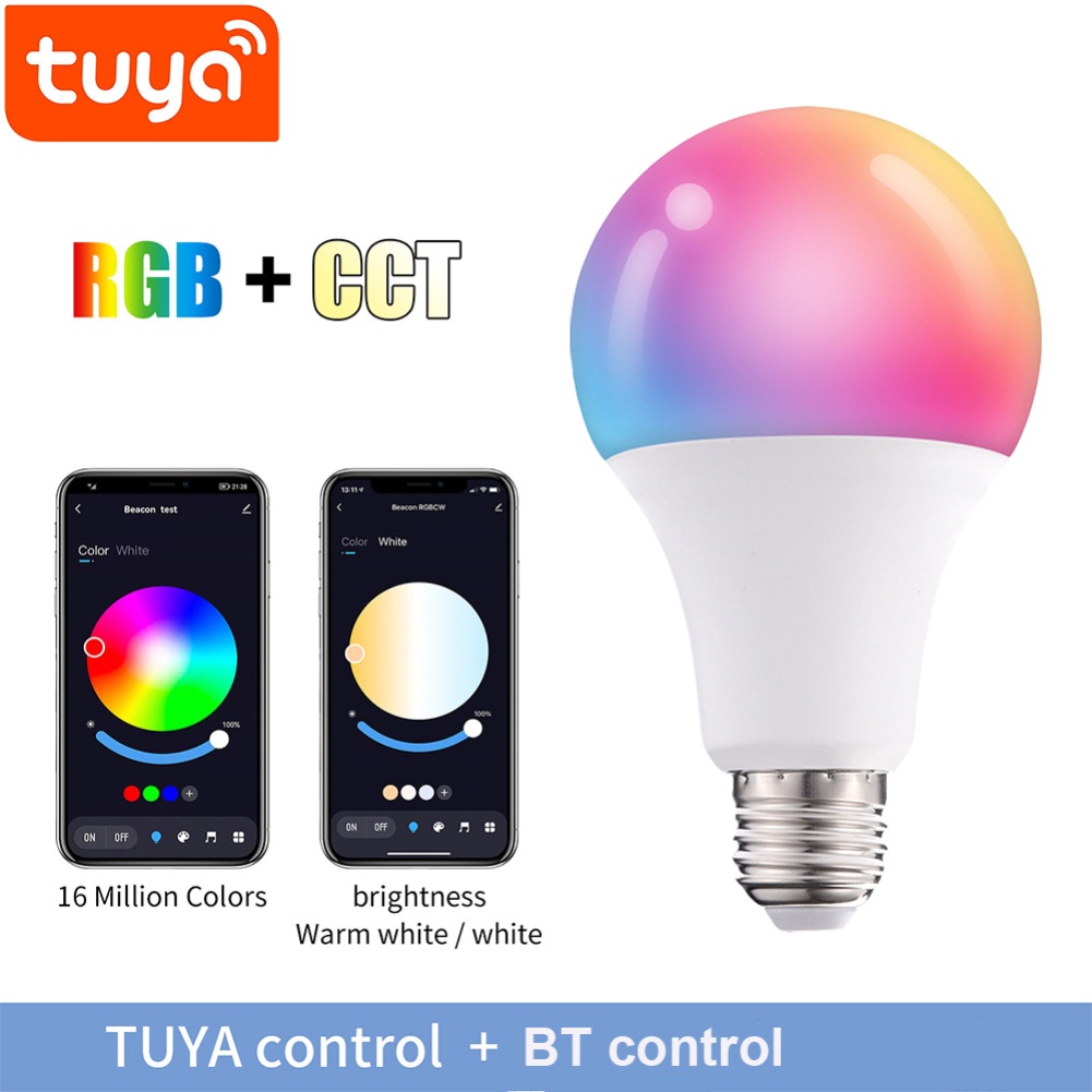 GOOGLE Bóng Đèn Thông Minh Kết Nối wifi Điều Khiển Bằng Giọng Nói E27 10w 220v RGB CCT