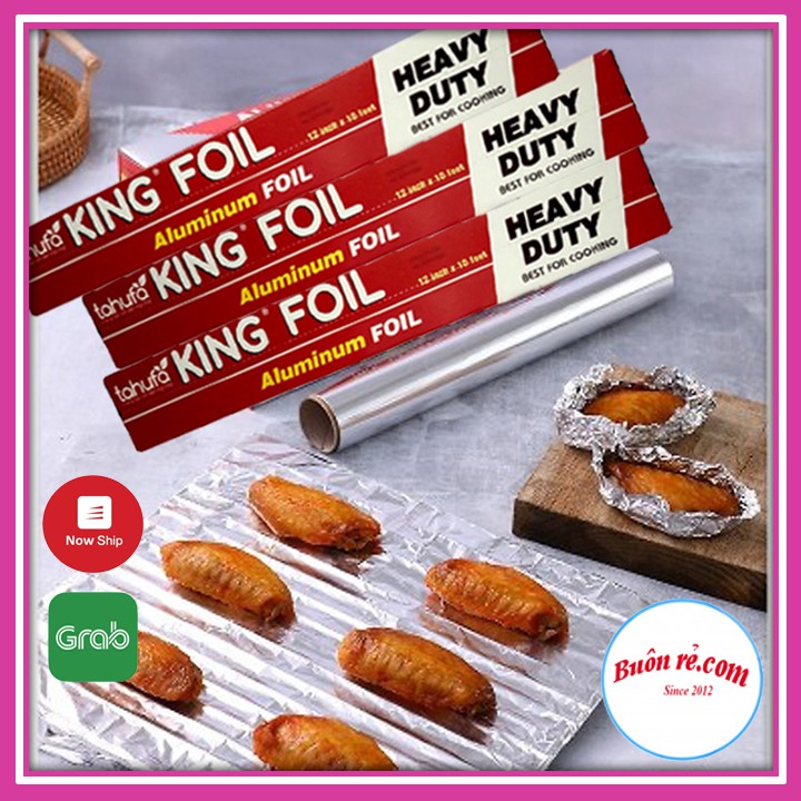 Cuộn giấy nướng bạc KING FOIL Tahufa Dễ Dàng Sử Dụng