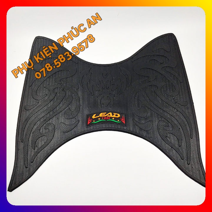 Thảm lót CAO SU trải sàn xe LEAD gác để chân trước 2009 2010 2011 2012 2013 2014 2015 2016 2017 2018 2019 2020 2021 2022