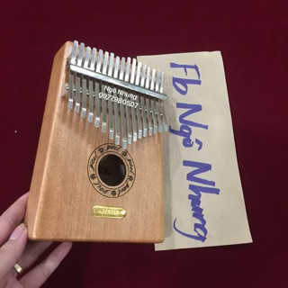 Đàn Kalimba Yael 17 phím gỗ Mahogany
