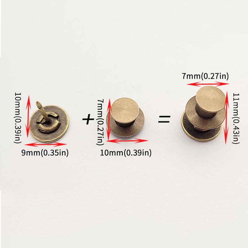 Nút kim loại hình hoa cúc nhỏ gắn lưng quần jean có thể tháo rời