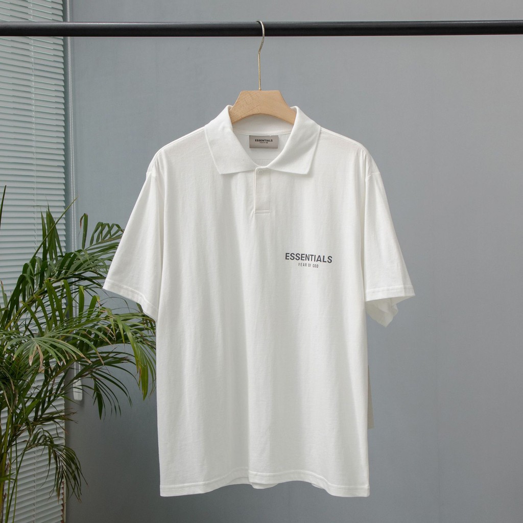 ( SALE 30%) Áo Polo Essentials 100% COTTON CHỮ IN 3D, FULL HỘP | BigBuy360 - bigbuy360.vn