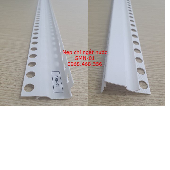 combo Nẹp chỉ ngắt nước, chống hắt nước vào nhà ở vị trí logia ô văng, cửa sổ 200m/100 thanh 2m