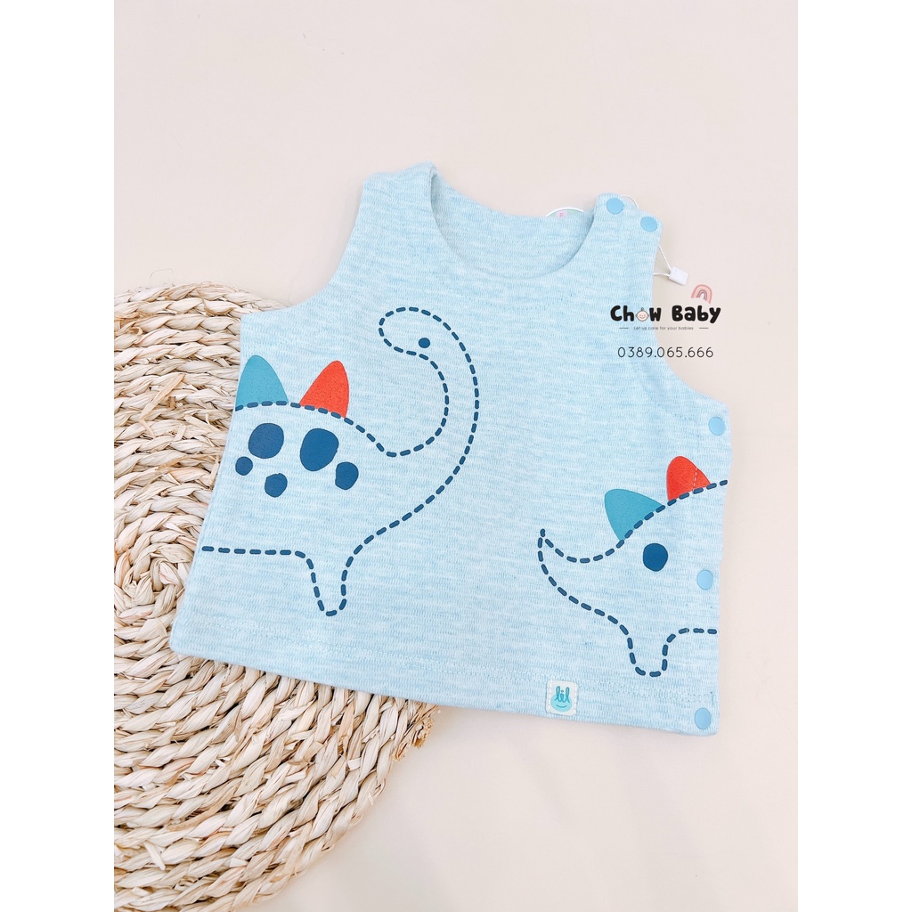 ÁO GILE CÚC SƯỜN LITTLE LOVE CHẤT COTTON NHUNG MỀM ẤM