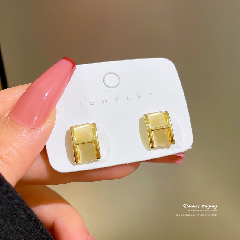 Hoa Tai Dáng Dài Phong Cách retro Hàn Quốc Mới