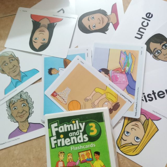 Flashcards family and friends 3 ( 1 mặt)