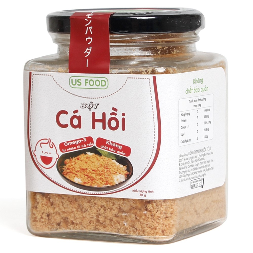 Bột cá hồi US Food 80g