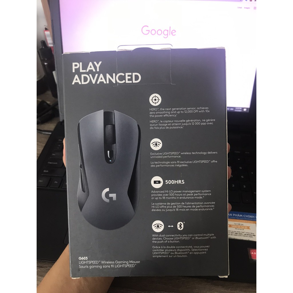 Chuột chơi game Logitech G603 Wireless BH 12 THÁNG CHÍNH HÃNG LOGITECH