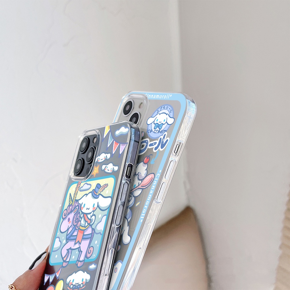 Ốp Điện Thoại Tpu Mềm Chống Sốc Hình Cinnamoroll Cho iPhone 11 12 13 pro Max XS X XR XS Max 7 8 6 6s plus 4 5 SE 2020