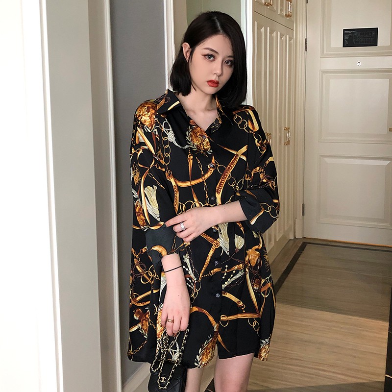 Áo Sơ Mi Vải Voan Tay Dài Chống Nắng Thời Trang Mùa Hè Cho Phụ Nữ