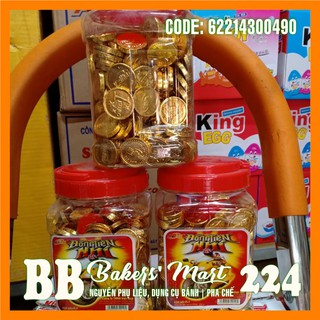 Kẹo Socola Chocolate đồng tiền vàng NHỎ - Hủ khoảng 450gr