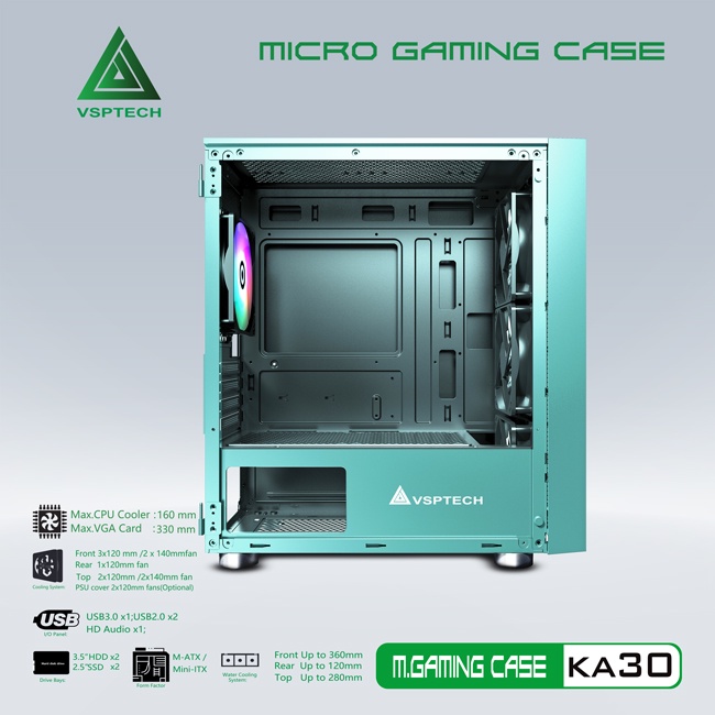 Vỏ Case VSP KA30 GREEN