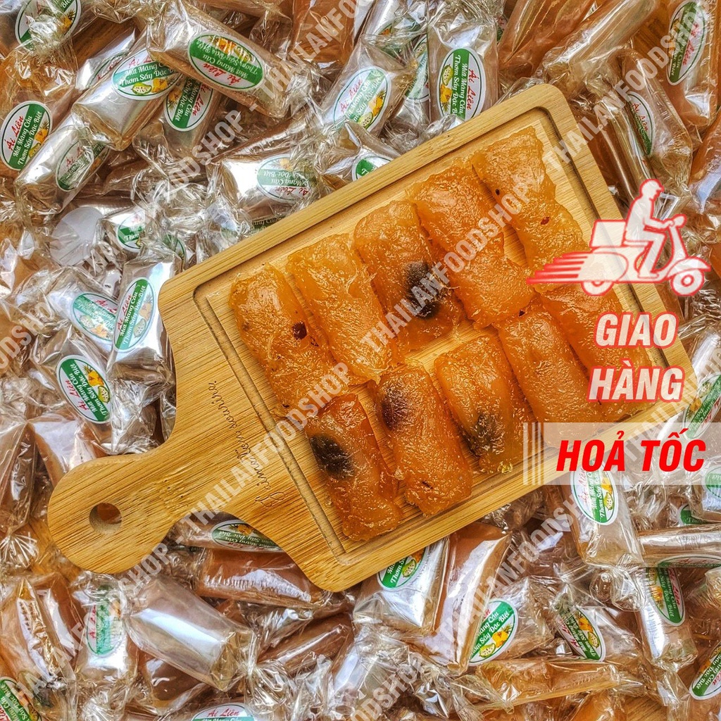 Mứt Mãng Cầu Ghép Thơm Lon 300Gram (Mứt Mãng Cầu Thơm/ Mứt Mãng Cầu Quấn)