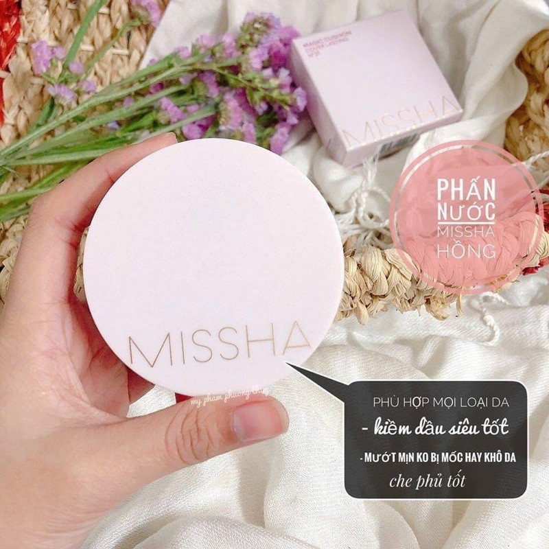 Phấn nước Missha Magic Cushion cover lasting SPF 50+ PA+++ phiên bản mới năm 2018.