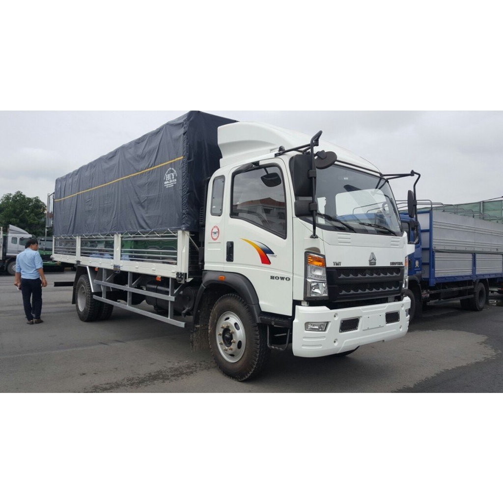 Gương chiếu hậu xe tải howo tmt