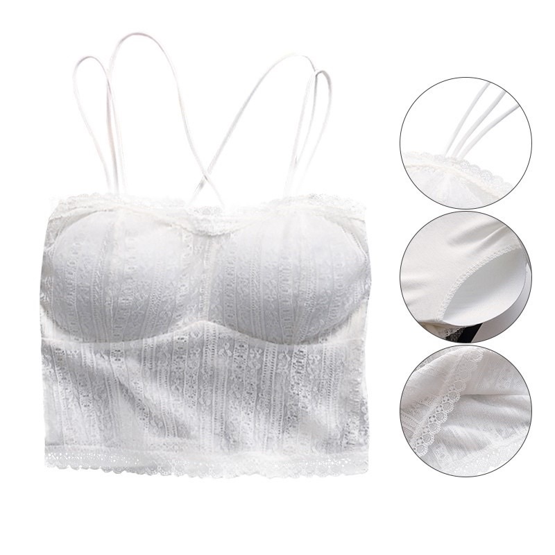 Áo bra cotton phối ren đanh cho nữ Ms 2031