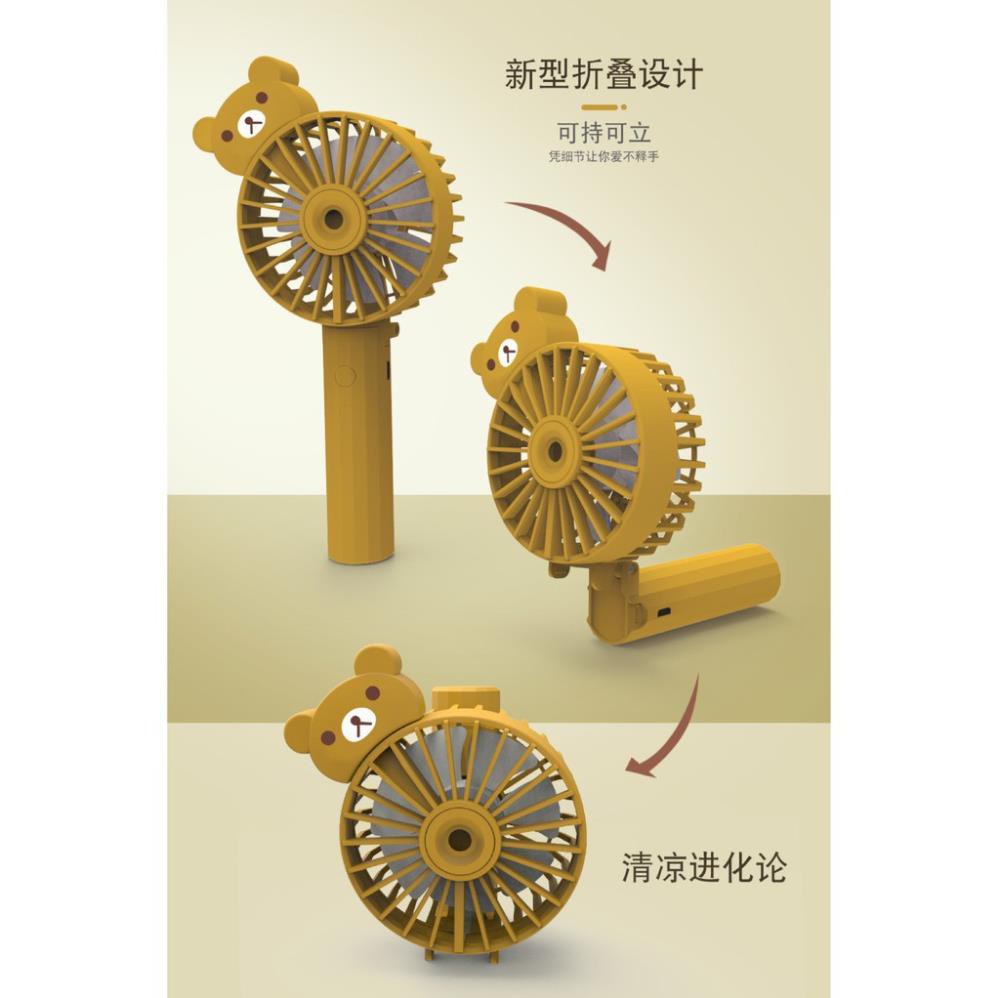 🎀Bảo Hành 3 Tháng🎀Quạt Phun Sương Cầm Tay🎀Quạt Mini Tích Điện Hơi Nước Tạo Ẩm 800mAh🎀 | BigBuy360 - bigbuy360.vn