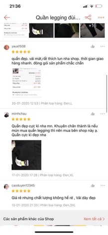 Quần legging ngắn