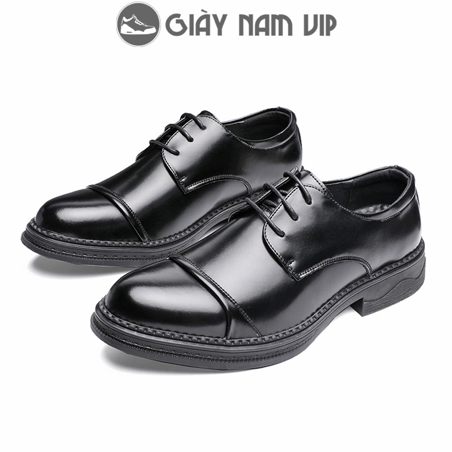 Giày Đốc Nam Hàn Quốc Da Bóng Cao Cấp Da Bò Thật GIAYNAMVIP Giầy Nam Công Sở Đẹp Sành Điệu GD20