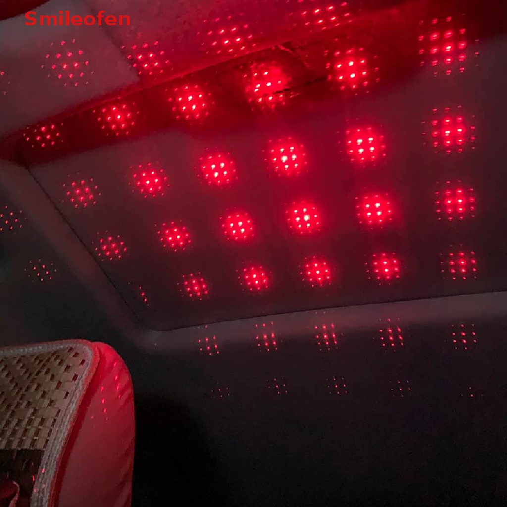 [Smileofen] Đèn LED USB Chiếu Bầu Trời Đầy Sao Trang Trí Nội Thất Ô Tô Mới