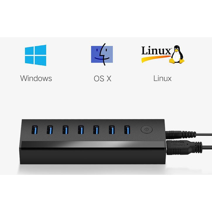 Bộ chia USB 3.0 ra 7 cổng - Hub USB 3.0 Ugreen 30845