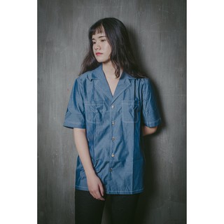 sơ mi cổ vest