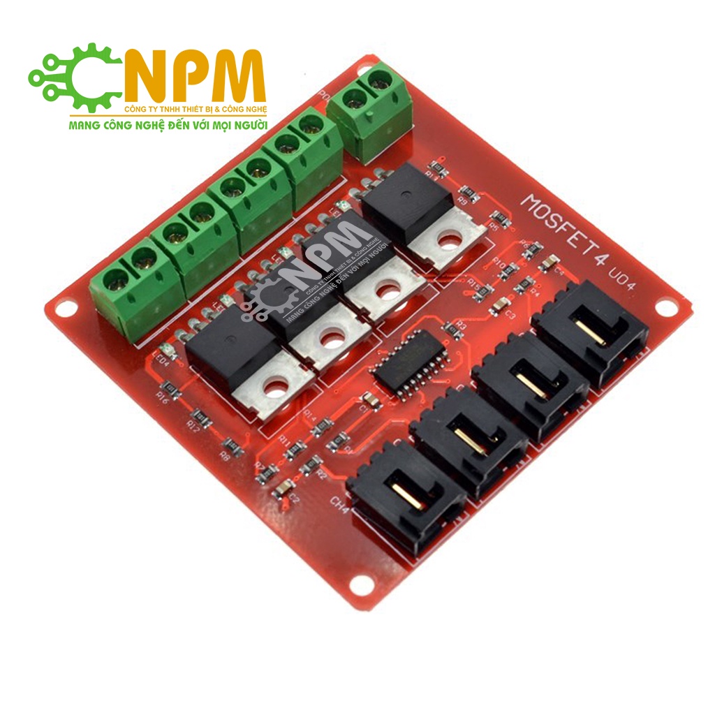 module điều khiển động cơ dc công suất cao (opto-fet, điều khiển chiều và tốc độ động cơ)