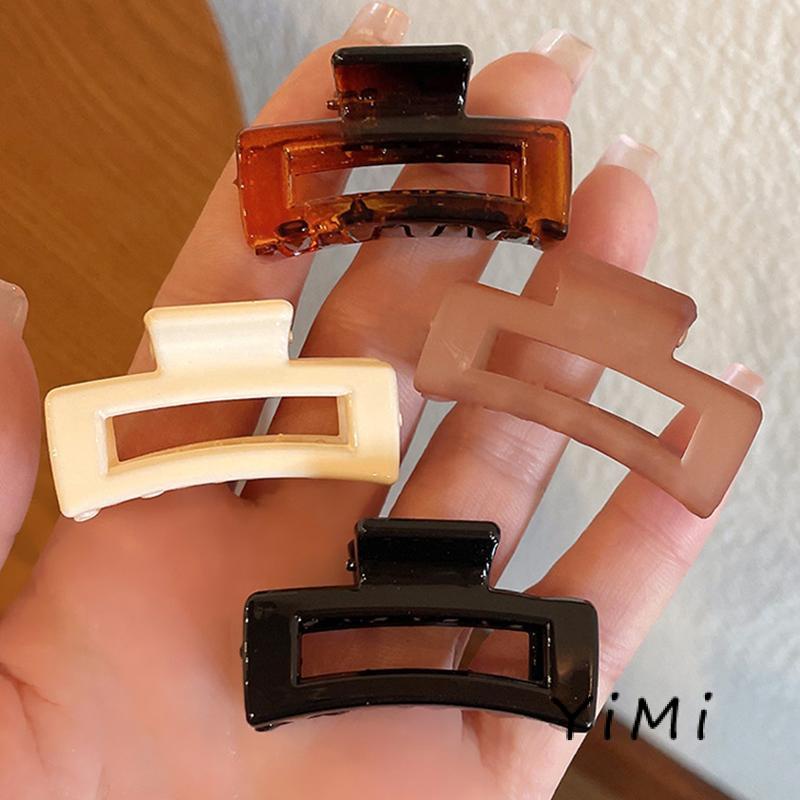 Kẹp Tóc Càng Cua Mini Trơn Màu Đơn Giản Hàn Quốc Dành Cho Nữ