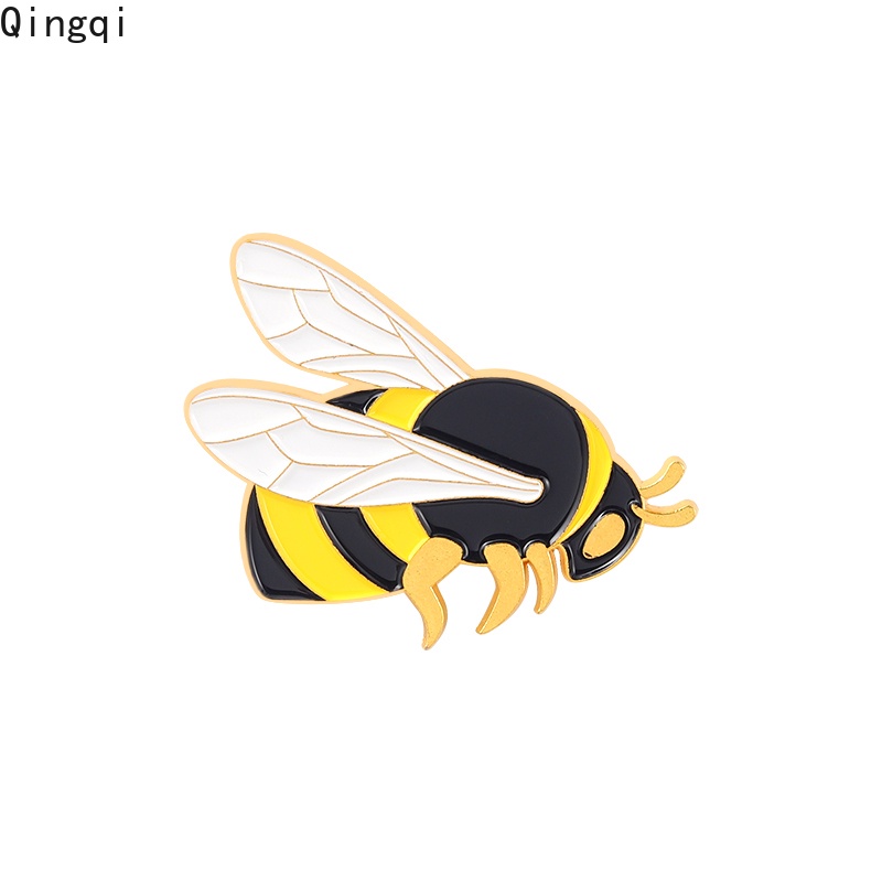 Trâm cài áo Miss Zoe hình chú ong/ cá Koi/ hoa sen/ chuồn chuồn bằng kim loại sáng tạo