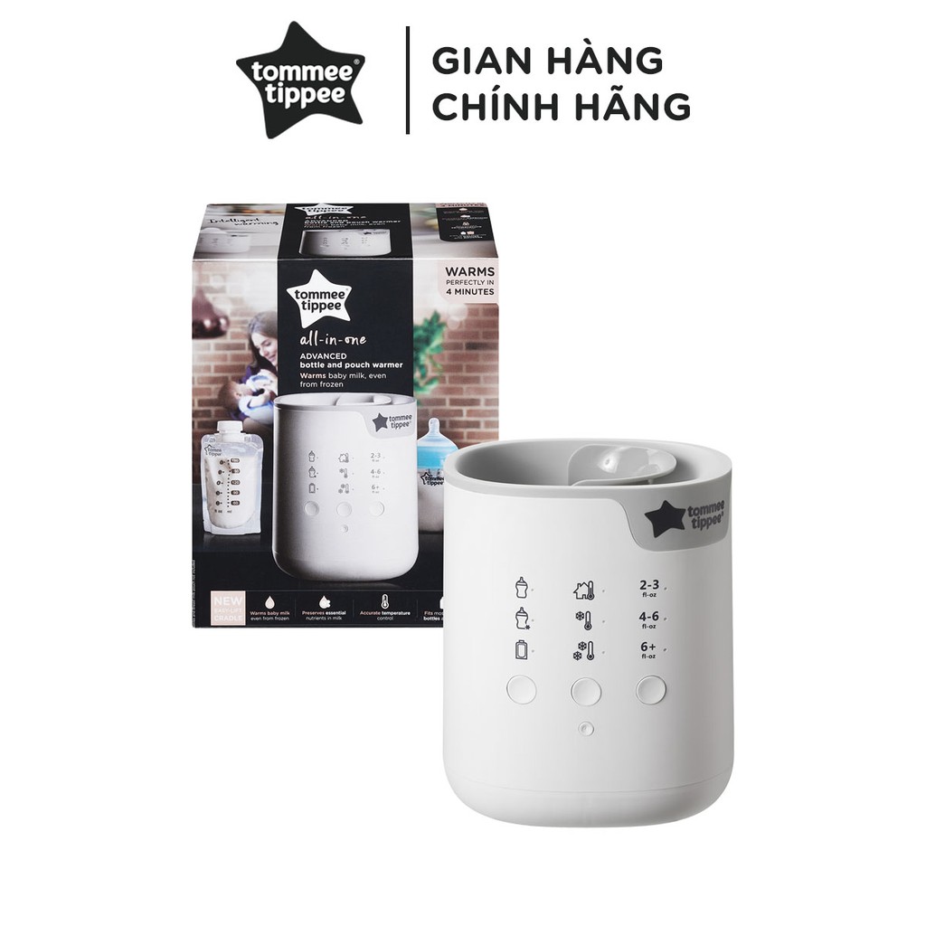 Máy rã đông, hâm nóng bình sữa và túi trữ sữa tự động AllinOne Tommee Tippee