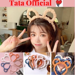 Cài tóc, bờm tóc tai mèo xù chất liệu lông cừu, bờm cài tóc hot trend phong cách hàn quốc - Tata Official
