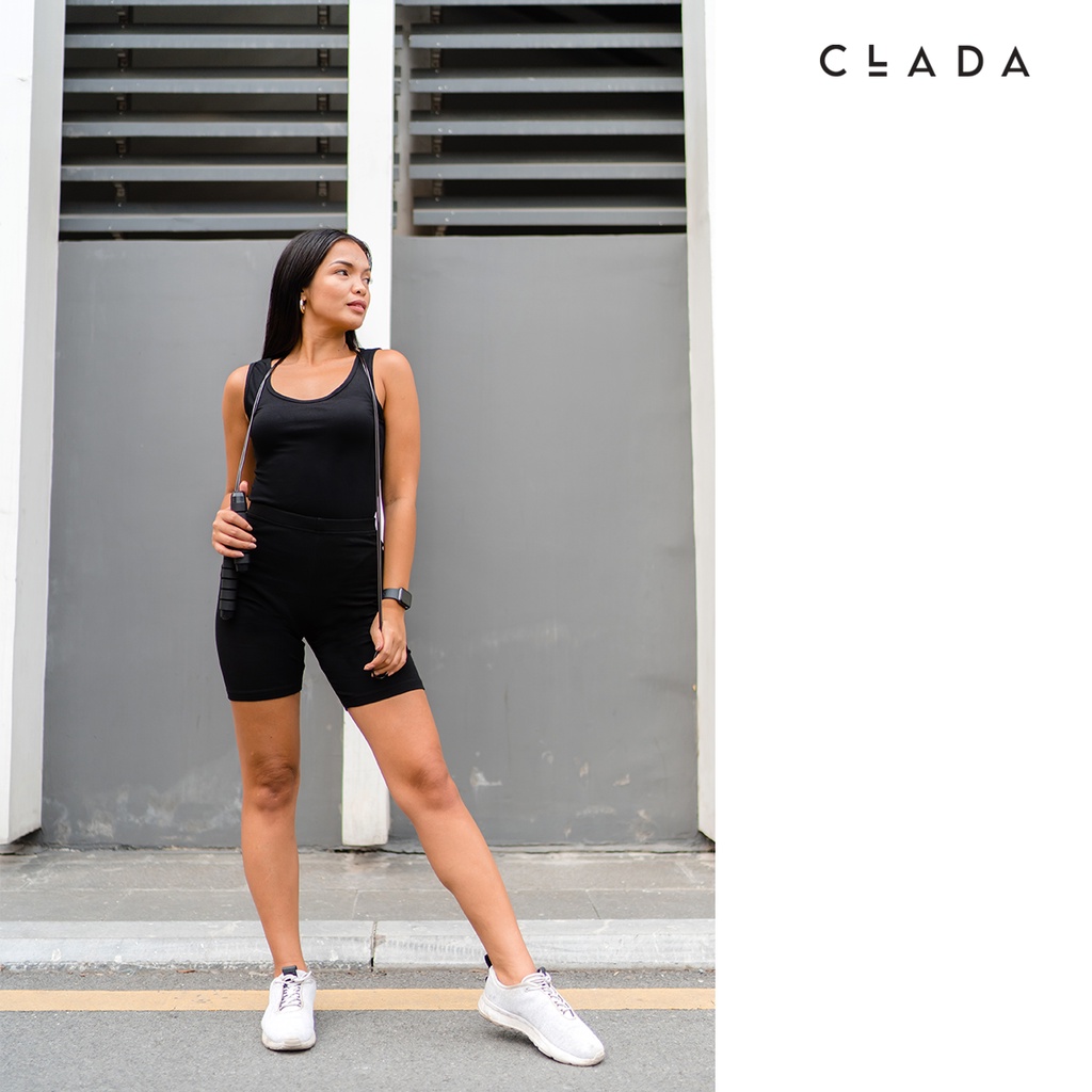[Mã SKAMFSW175 giảm 10K đơn 50K] Quần legging đùi biker Cotton Organic cao cấp - BREAKFAST