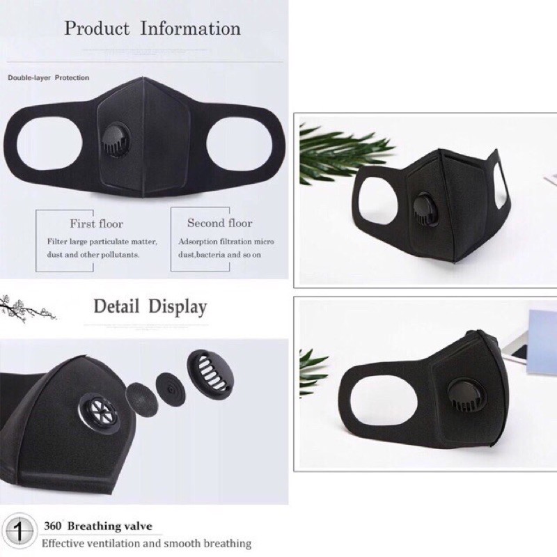 KHẨU TRANG NẮP THÔNG KHÍ