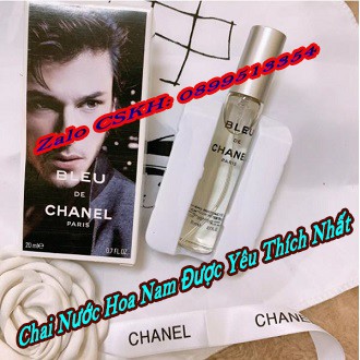 Nước hoa Nam Blue Chanel 20ml lưu hương lên đến 8h Mùi hương gỗ rừng quyến rũ Thể Hiện Sức Quyến Rủ Nam TÍnh