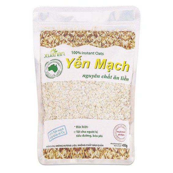 Yến Mạch Xuân An Nguyên Chất Ăn Liền 400G