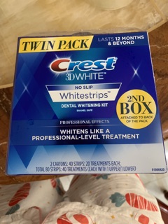 Miếng dán trắng răng Crest 3D White Professional Effect (lẻ miếng)