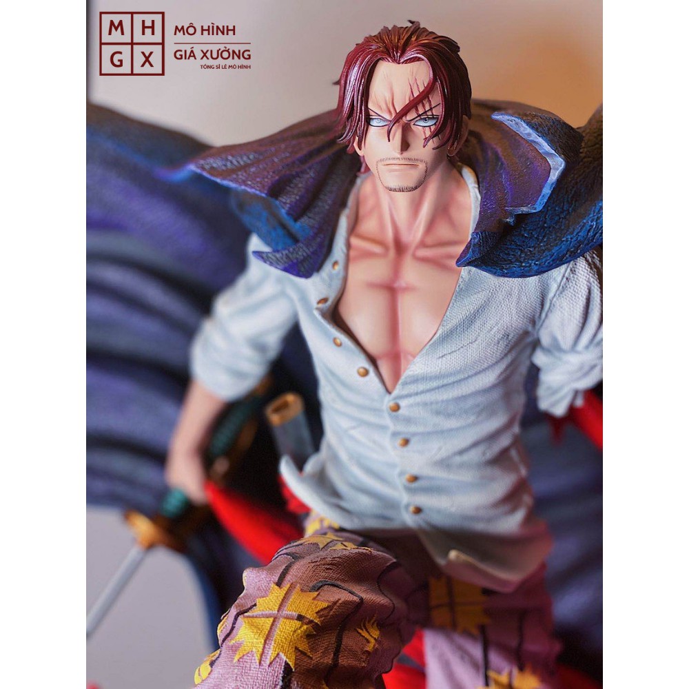 Mô Hình Tứ Hoàng Shanks Tóc Đỏ Cao 40cm Trạng Thái Chiến Đấu - Figure Tượng One Piece