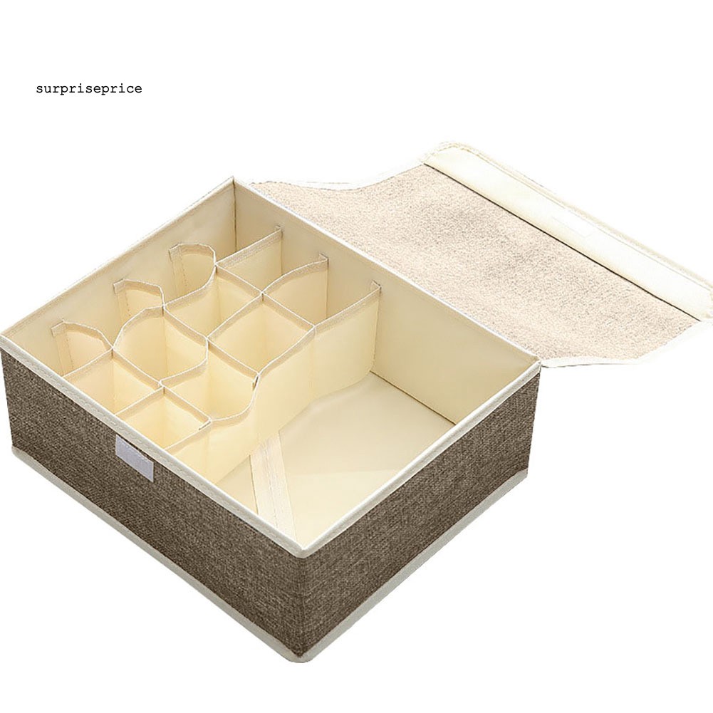 Hộp Đựng Đồ Lót Nhiều Ngăn Bằng Nhựa Cho Tủ Đồ