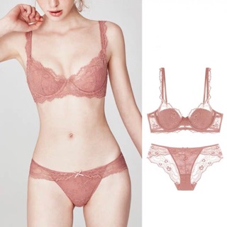 Bộ đồ lót Mand cánh tiên ren mỏng có gọng - BL