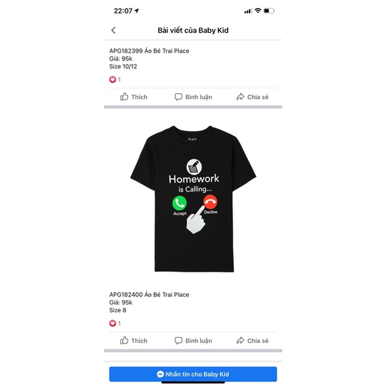 Áo Cotton Place Bé Trai Xuất Dư Xịn Sét 2 Áo Vải 100% Cotton Mềm Mịn Thoáng Mát Sang Xịn