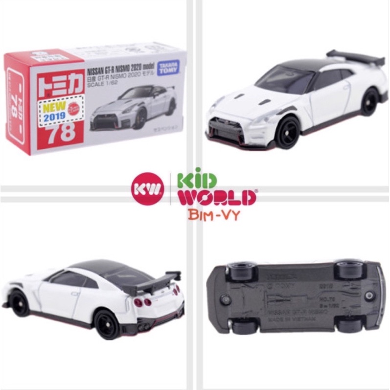 Xe mô hình Tomica Box Nissan GT-R Nismo 2020 Model. MS: 238. Tỷ lệ 1:62.