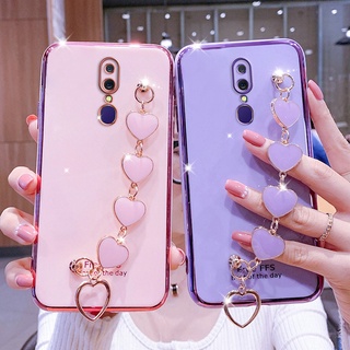 ốp lưng OPPO F11 PRO OPPO F11 Ốp điện thoại silicon mềm có dây đeo cổ tay thời trang cho OPPO F11 F11 PRO