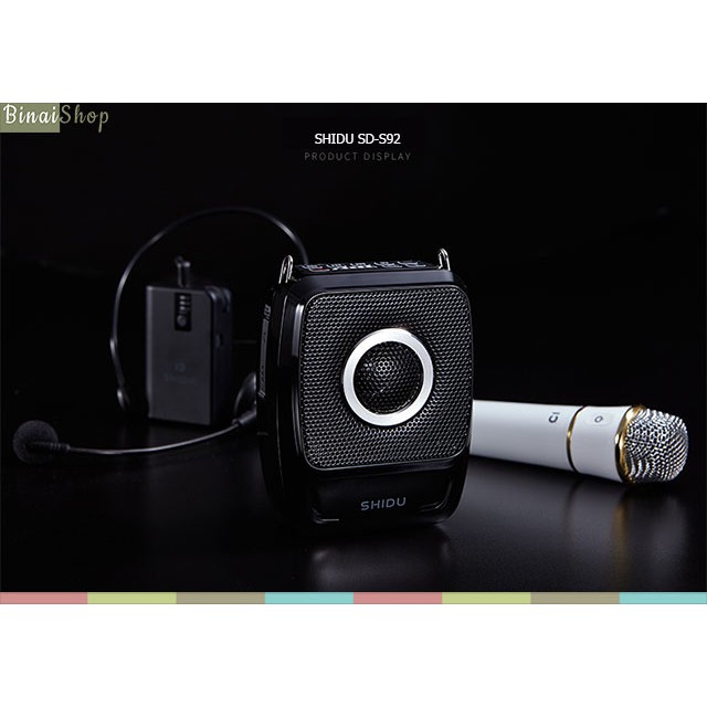 Máy trợ giảng không dây Shidu SD-S92 loại 1 micro / hộp đựng micro