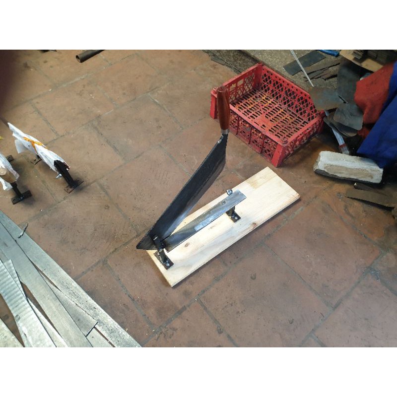 Dao cầu thái thuốc, thái nấm linh chi làm bằng nhíp xe cao cấp  - Khánh Linh, Đa sỹ