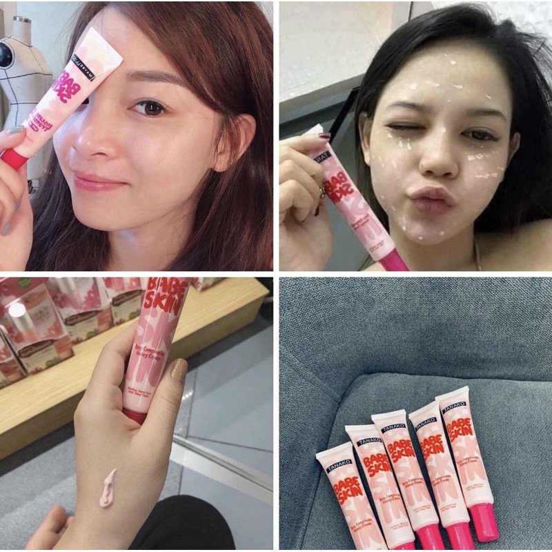 [CHỈ BÁN HÀNG THÁI LAN] KEM NỀN TRANG ĐIỂM BABY SKIN TRONG VEO THÁI LAN [FREESHIP][HÀNG CHUẨN ĐẸP]