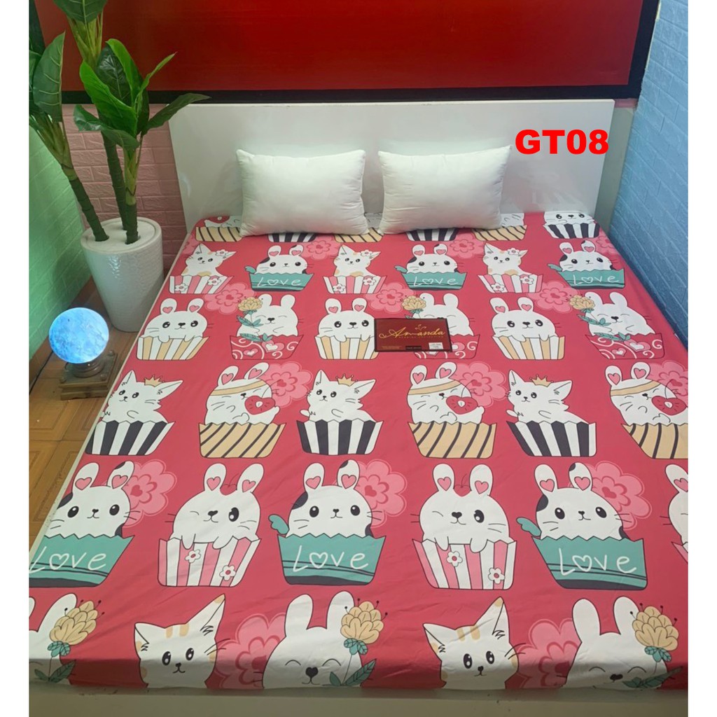 Ga chống thấm Cotton cao cấp Nano kháng khuẩn Loại tốt hàng đẹp GT12 nằm trực tiếp không nóng không bí