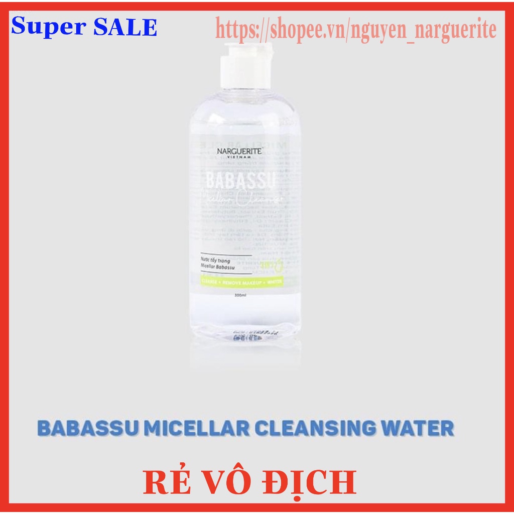 NƯỚC TẨY TRANG BABASU MICELLAR CLEANSER NARGUERITE (300ml)